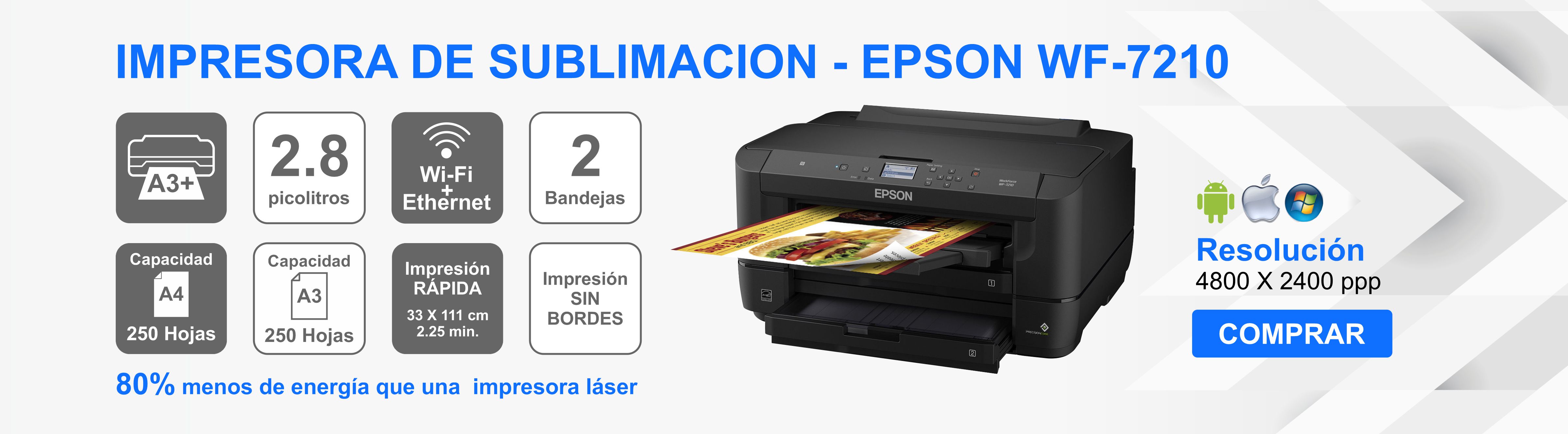 IMPRESORA DE SUBLIMACION - EPSON WF-7210
